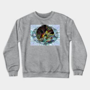 colorful cat Crewneck Sweatshirt